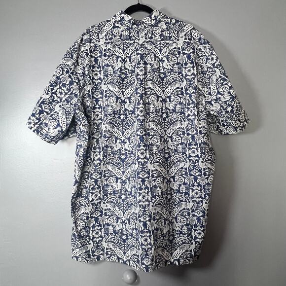 Vintage NFL Pro Bowl 2003 Hawaii Aloha Stadium Shirt 3XL Blue Hawaiian RETRO - Picture 2 of 9